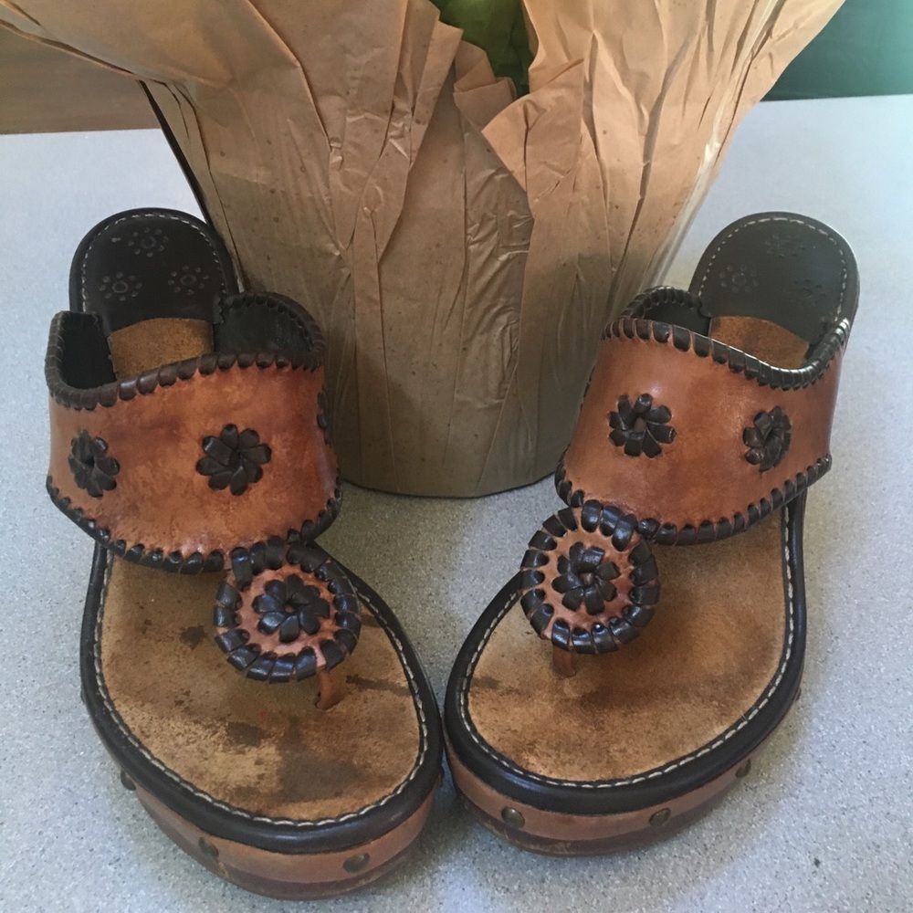 Jack Rogers leather sandal